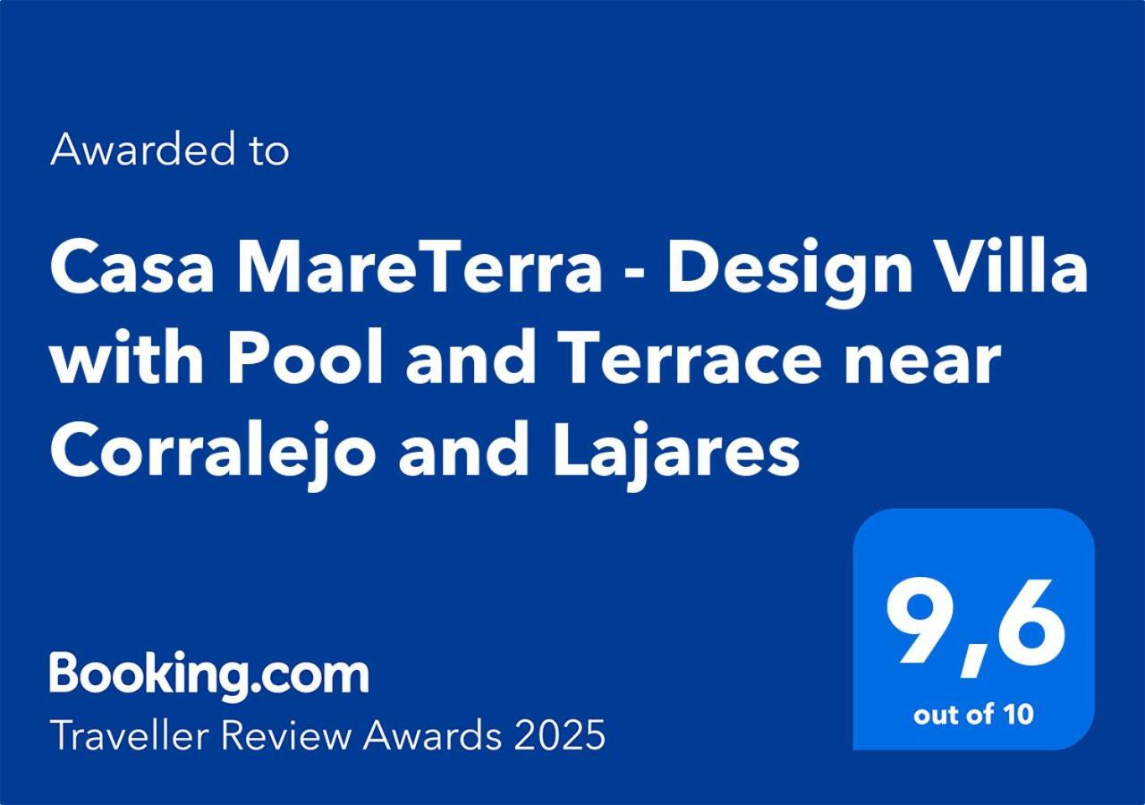 Casa Mareterra - Design Villa With Pool And Terrace Near Corralejo And Lajares エクステリア 写真